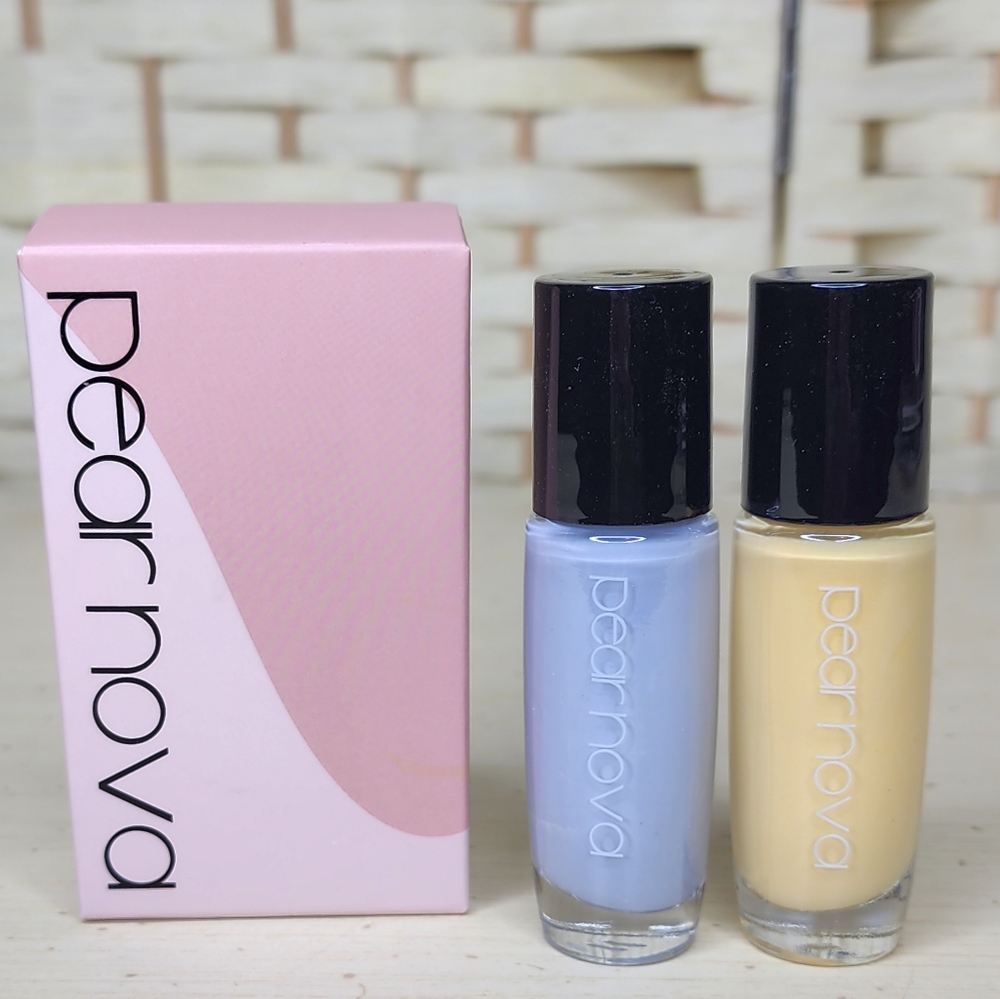 NIB Pear Nova Vegan Nail Polish 2 Color Set
